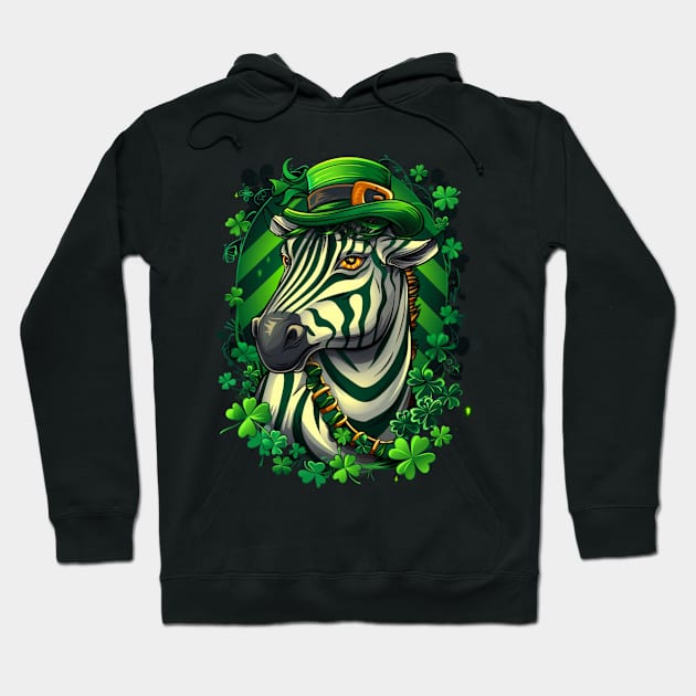 Zebra Zoological Studies Hoodie by Beard Art eye